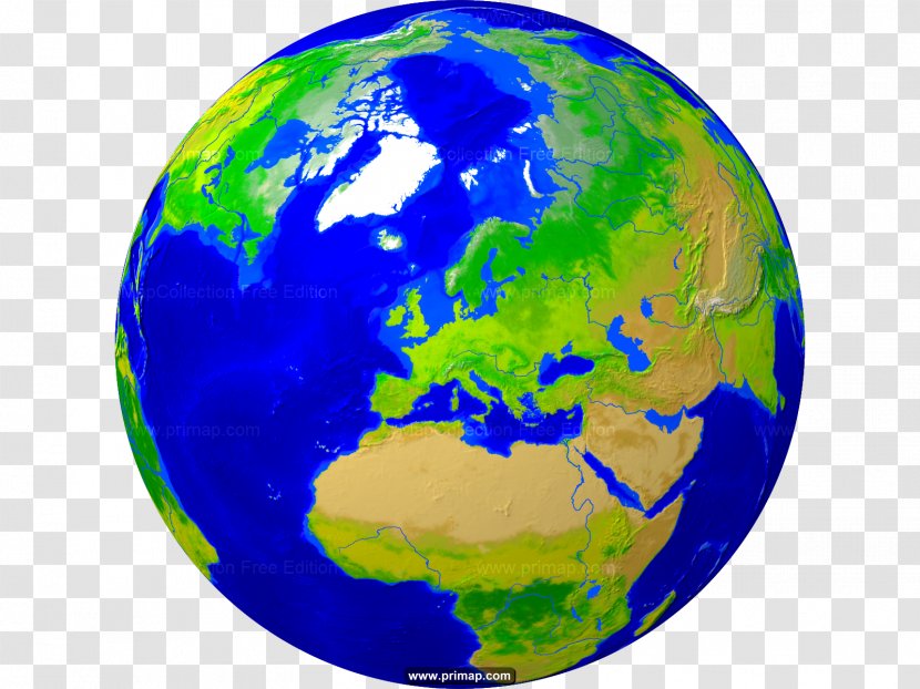 Europe Globe World Map - Continent Transparent PNG