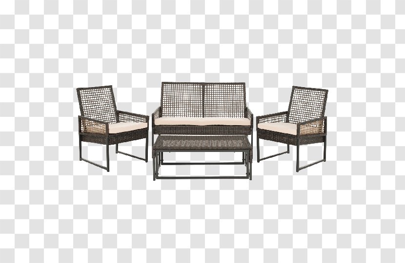 Garden Furniture Patio Couch Table - Outdoor Transparent PNG