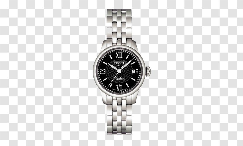 Le Locle Tissot Automatic Watch Strap - Power Reserve Indicator - Eccentric Fashion Steel Watches Transparent PNG