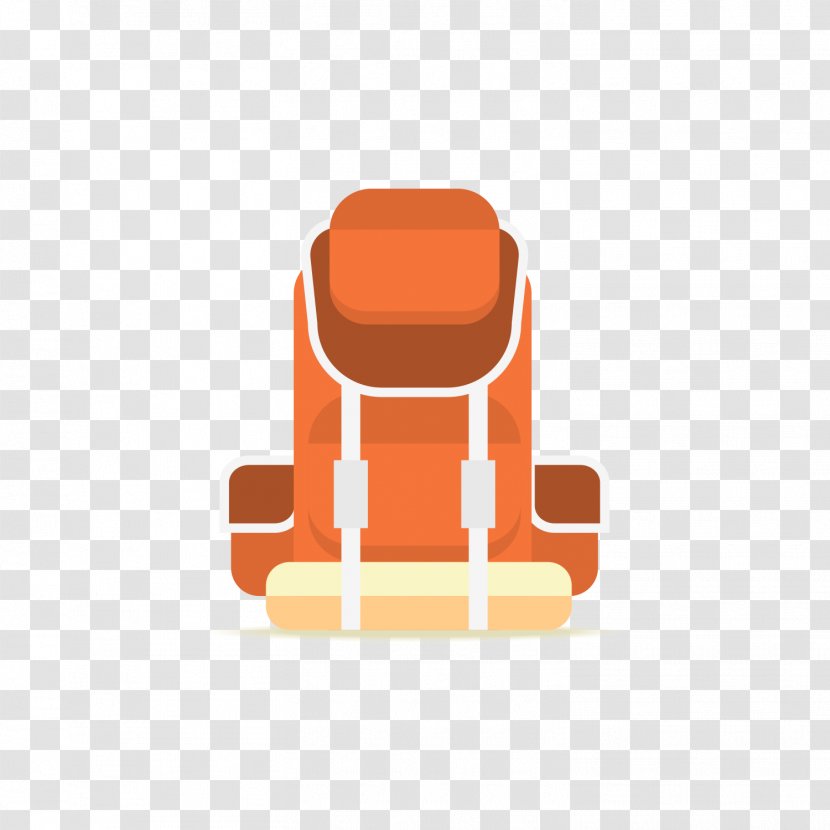 Backpacking Travel - Product Design - Orange Backpack Transparent PNG
