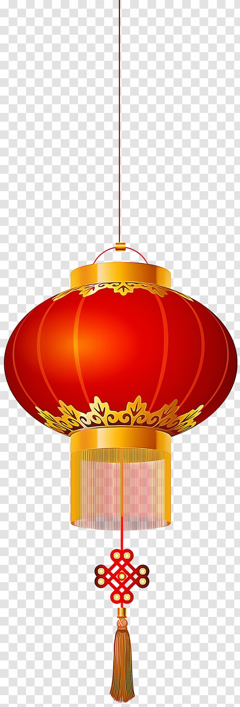 Orange - Red - Ceiling Fixture Lampshade Transparent PNG