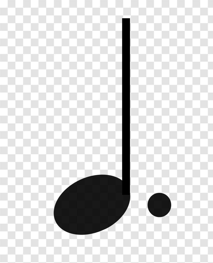 Black And White Pattern - Quarter Note Picture Transparent PNG