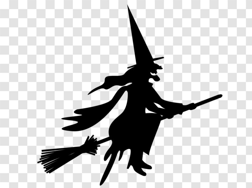 Wicked Witch Of The West Witchcraft Broom Clip Art - Fictional Character - Silhouette Transparent PNG