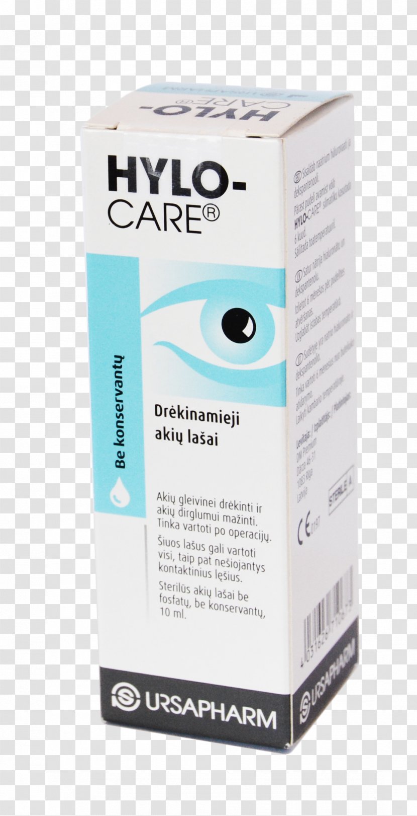 Hylo Care 10ml By Ursapharm Liquid Cream Water Solution - Skin Transparent PNG