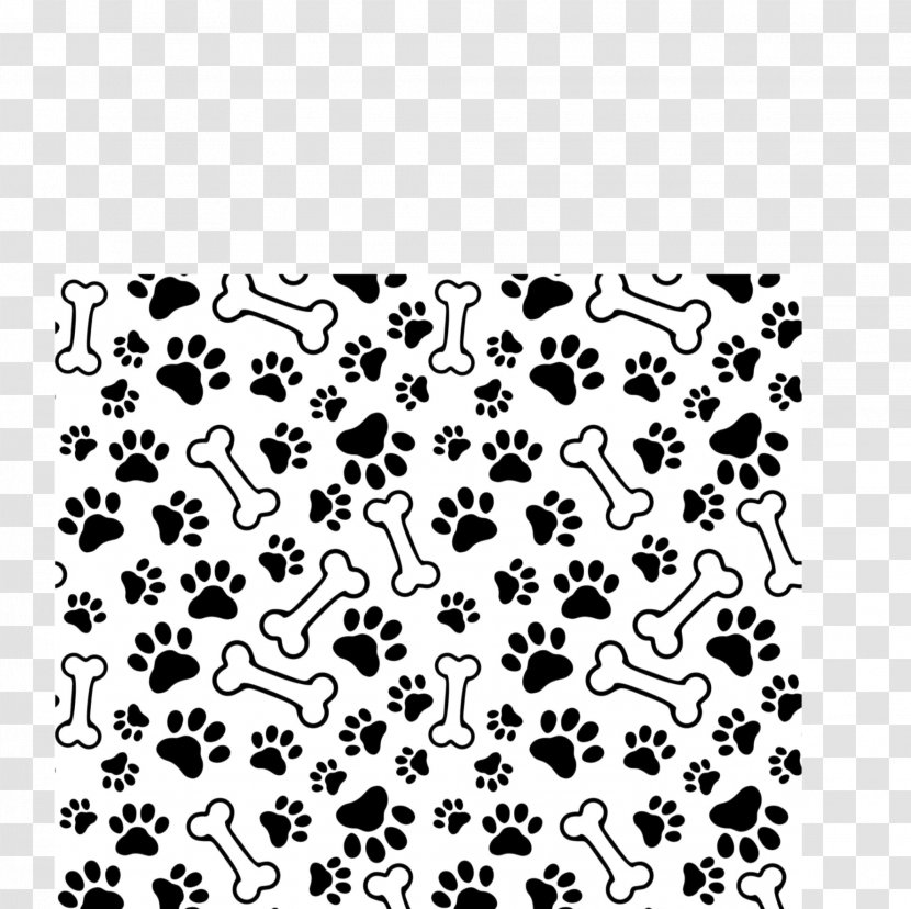 Paw Canidae Dalmatian Dog Puppy Footprint - Black Transparent PNG