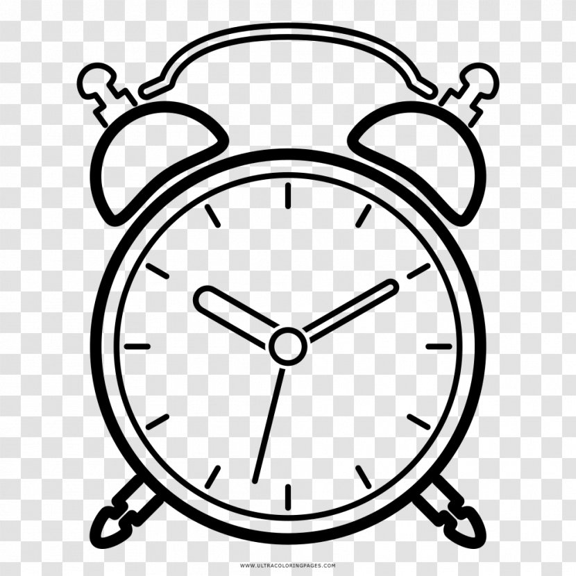 Alarm Clocks Drawing Coloring Book Floor & Grandfather - Person - Clock Transparent PNG