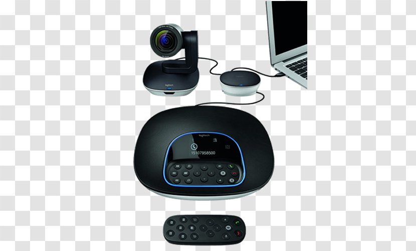 Microphone Logitech 960-001054 Group Hd Video And Audio Conferencing System Videotelephony - Watercolor - Lg Sound Projector Transparent PNG