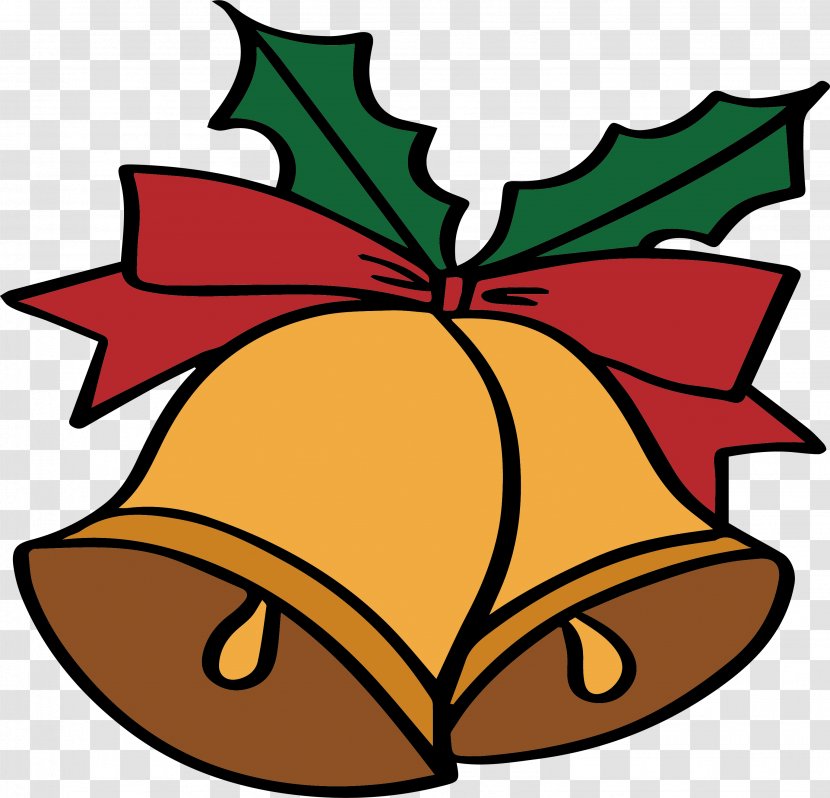 Bell Christmas Cartoon Drawing - Vecteur - Bells Transparent PNG