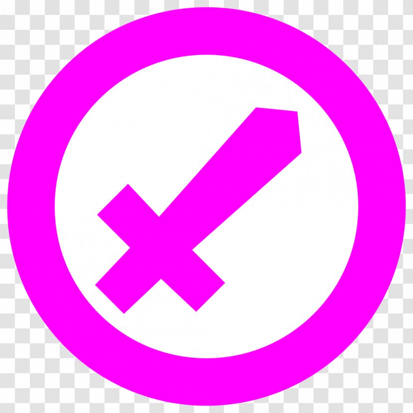 Scythe Sword Symbol Clip Art - Pink Transparent PNG