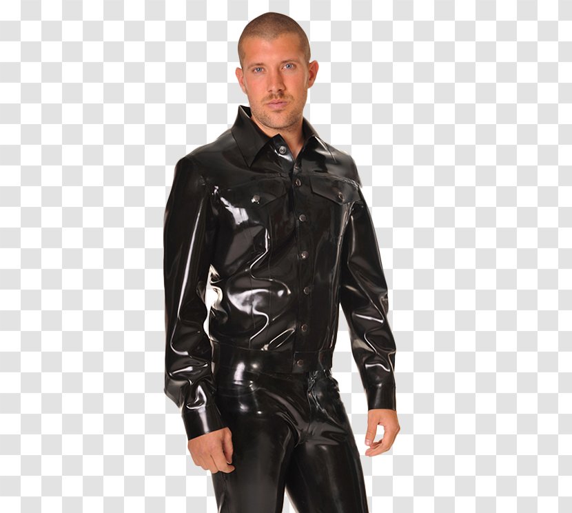 Leather Jacket LaTeX - Cartoon - Denim Transparent PNG