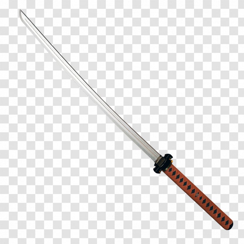 Weapon Tool Sword Line Spatula - Katana Transparent PNG