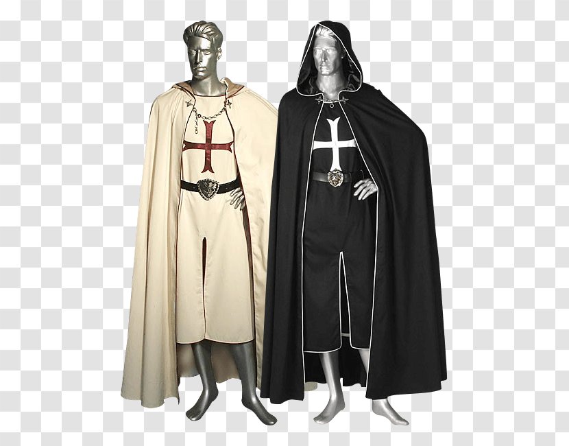 Middle Ages Cape Crusades Robe Cloak - Tunic - Knight Transparent PNG