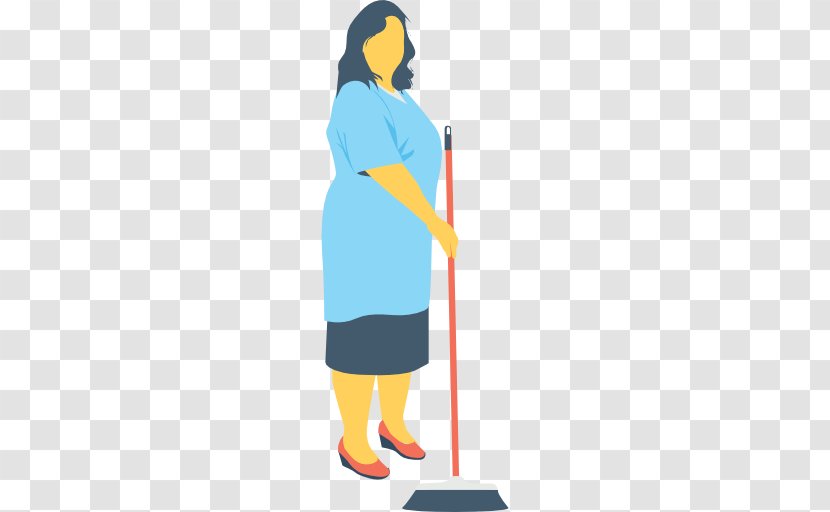 Janitor Clip Art - Standing - Cleaner Transparent PNG