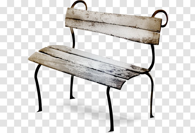 Chair Seat Bench Clip Art - Park - Center Transparent PNG