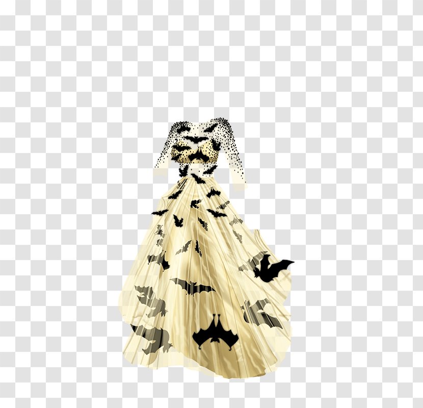 Lady Popular Dress Fashion Clothing Costume - Neck Transparent PNG