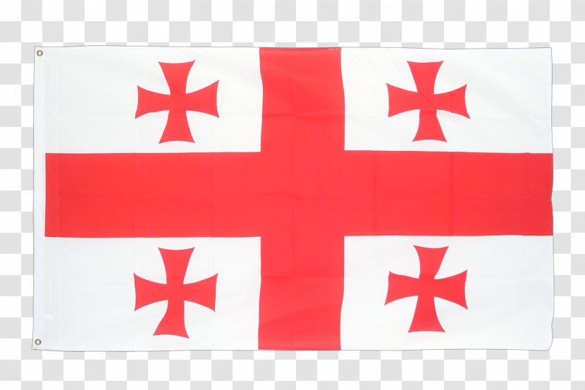 Crusades Knights Templar Flag Of Georgia Nordic Cross - Rectangle Transparent PNG