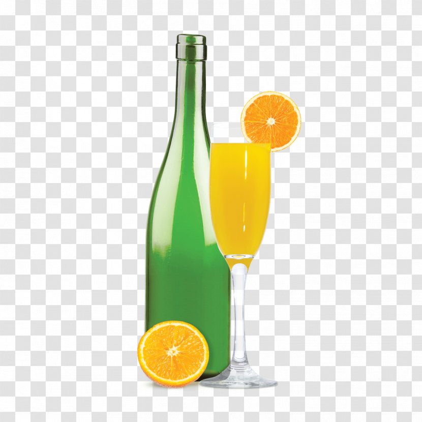Mimosa Cocktail Mojito Champagne Sparkling Wine - Heart - Brunch Transparent PNG