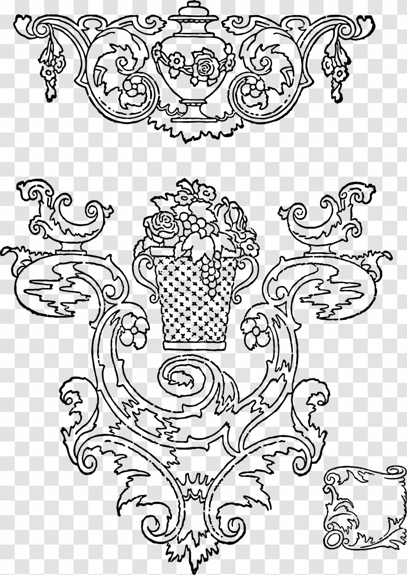 Rococo Drawing Picture Frames - Art - Design Transparent PNG