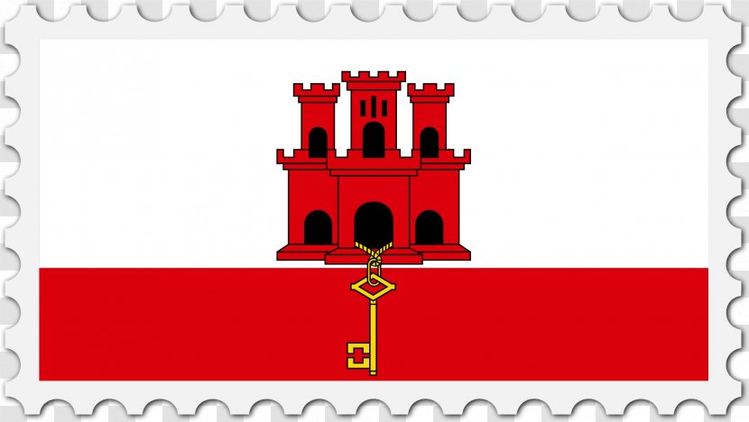 Rock Of Gibraltar Flag British Overseas Territories National - Brand Transparent PNG