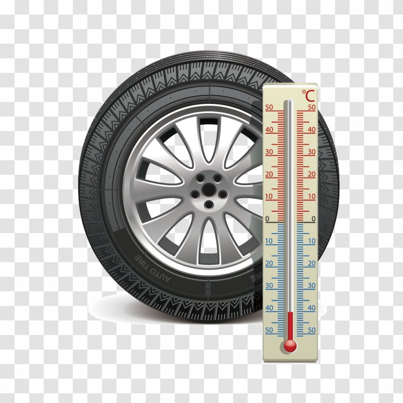 Car Snow Tire Wheel - Inspection Table Transparent PNG