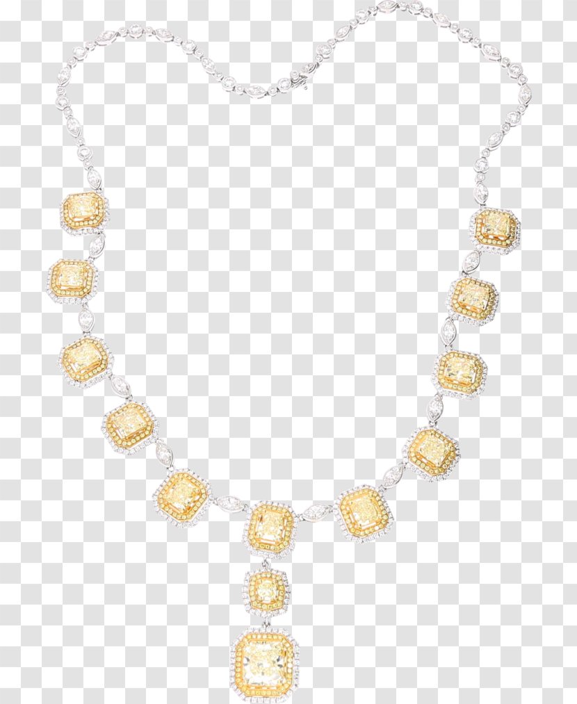 Pearl Body Jewellery Necklace Amber Transparent PNG