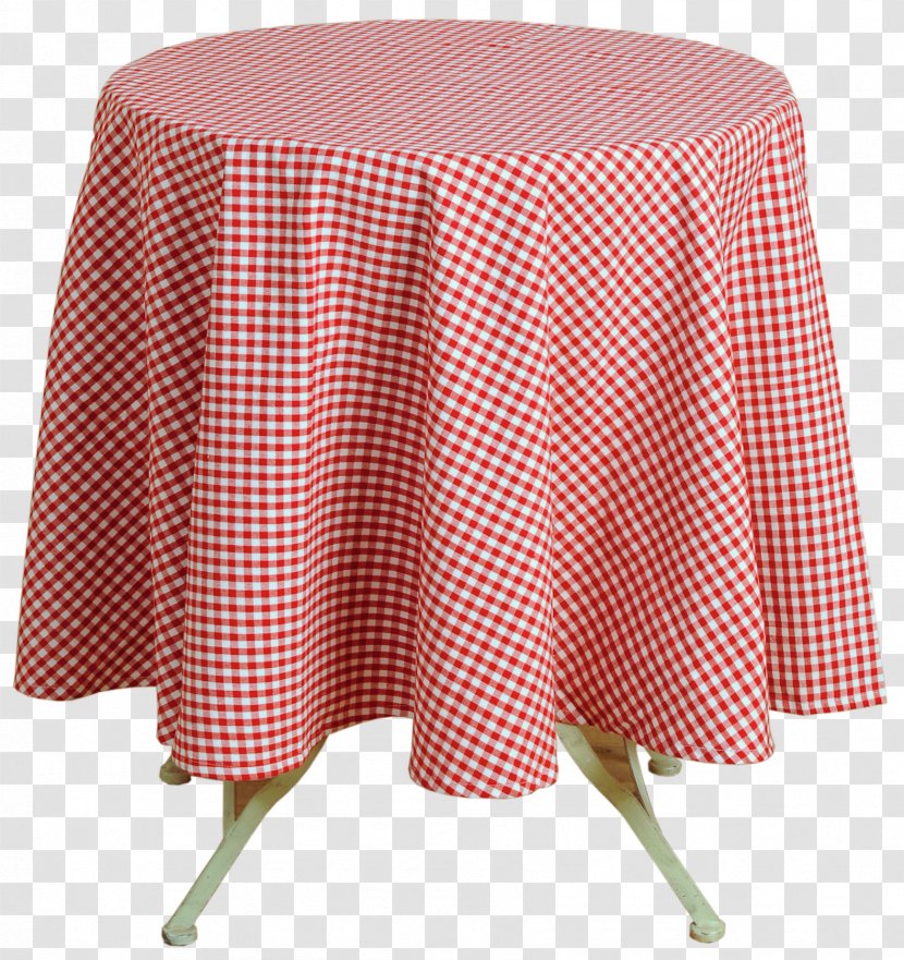 Furniture House Plaid Tablecloth White - Linens Transparent PNG