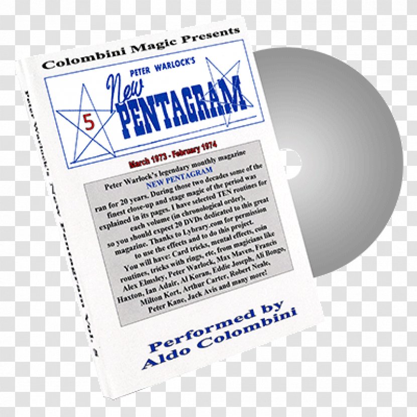 Paper Line Pentagram Font - Dvd Transparent PNG