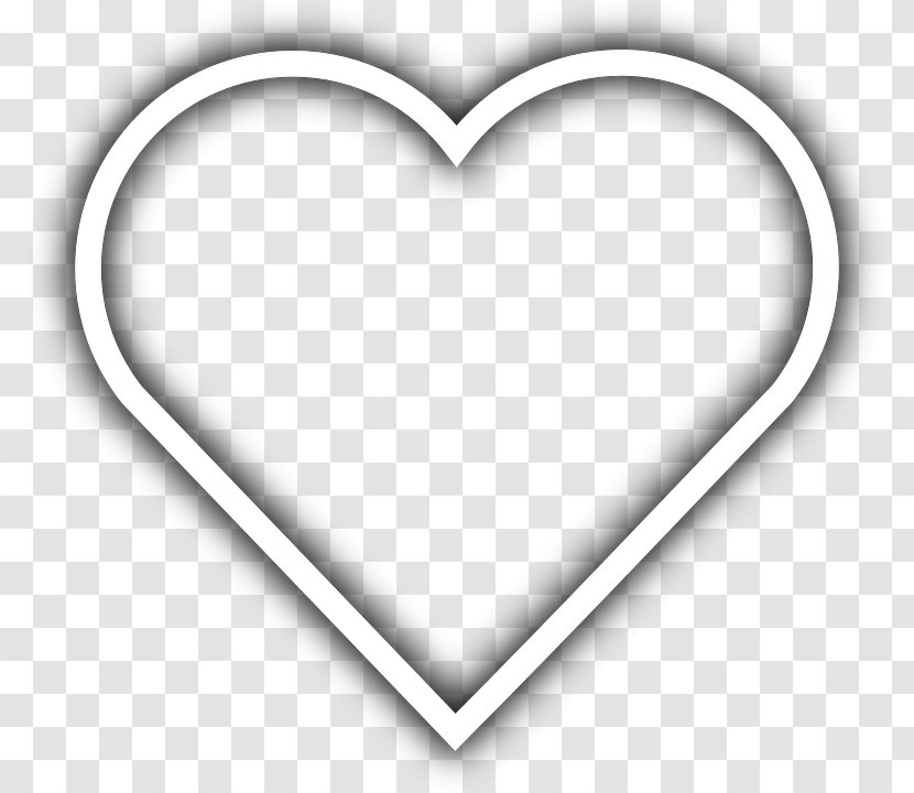 Heart Clip Art - Silhouette Transparent PNG