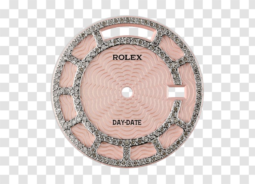 Copper Rolex Day-Date Pink Diamond Transparent PNG
