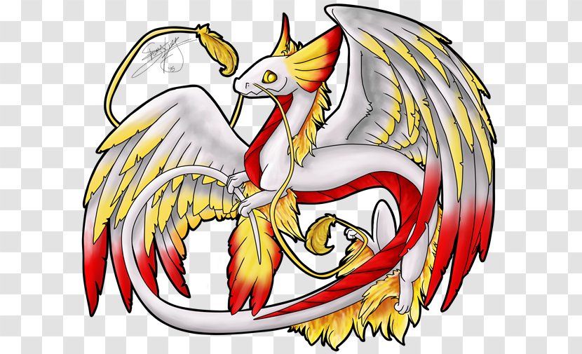 White Dragon Lindworm Wyvern - Heart - Cave Transparent PNG