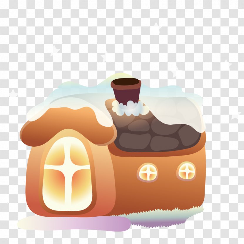 House Drawing Royalty-free Illustration - Food - Filled With Snow Transparent PNG