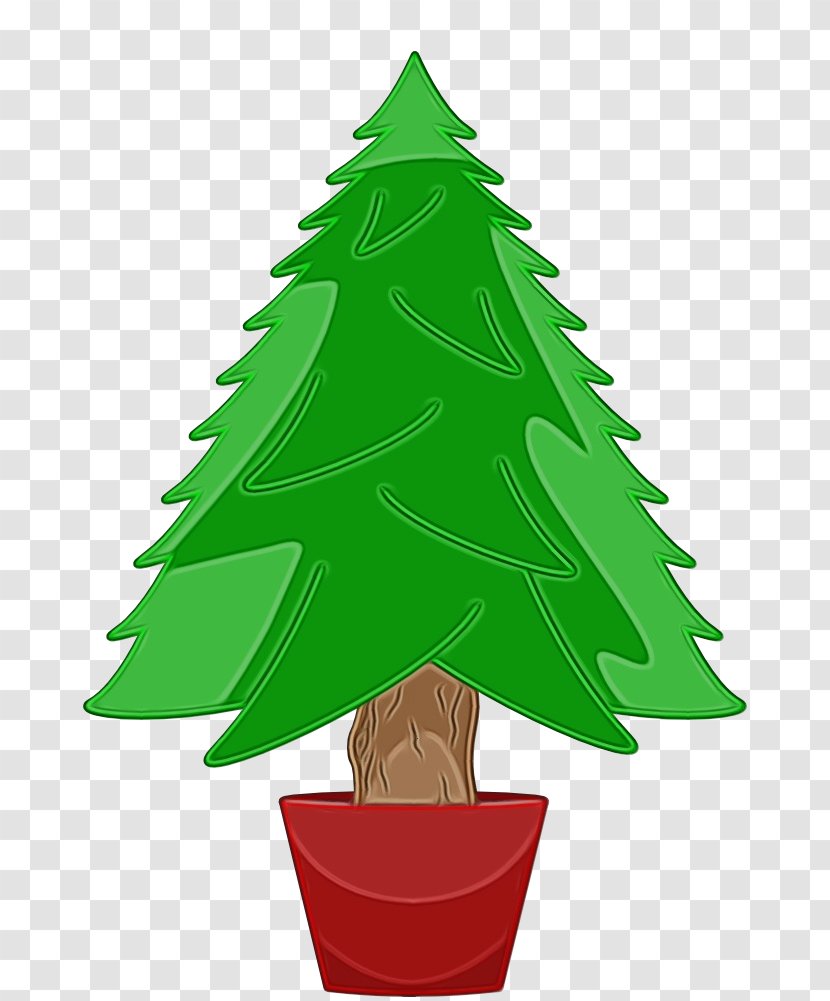 Christmas Tree - Houseplant - Woody Plant Pine Transparent PNG