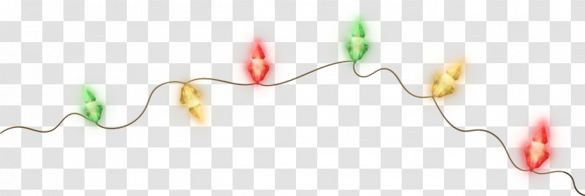 Garland Yellow Christmas Lights Clip Art - Cartoon Transparent PNG
