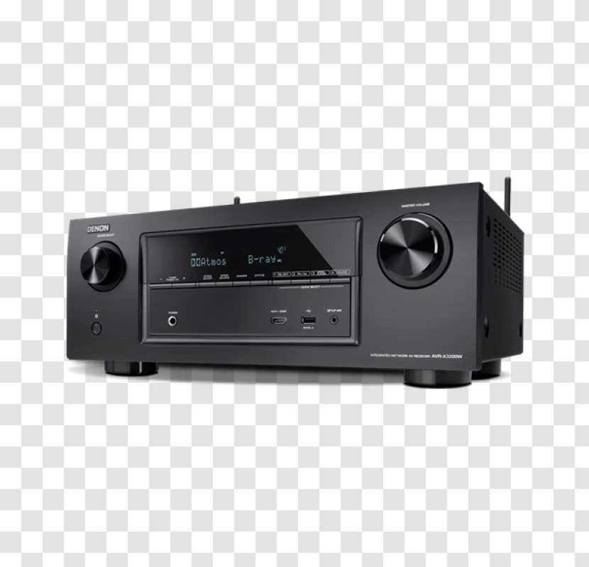 AV Receiver Denon Radio Home Theater Systems Dolby Atmos - Audio Equipment - Twice Exceptional Transparent PNG