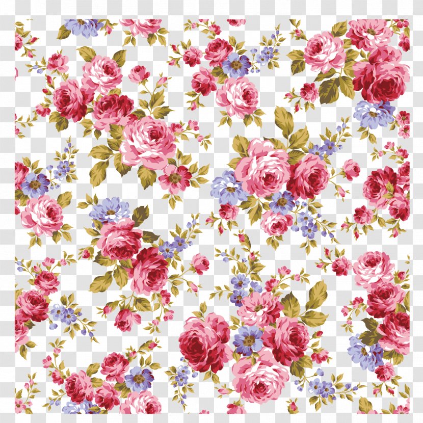 Flower Floral Design Stock Illustration Pattern - Vector Material Bottom Texture Transparent PNG