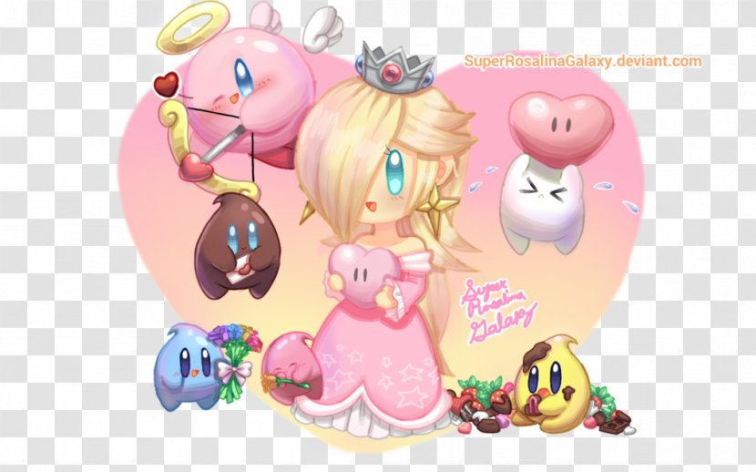 Rosalina Mario & Sonic At The Olympic Games Rio 2016 Kirby - Pink Transparent PNG
