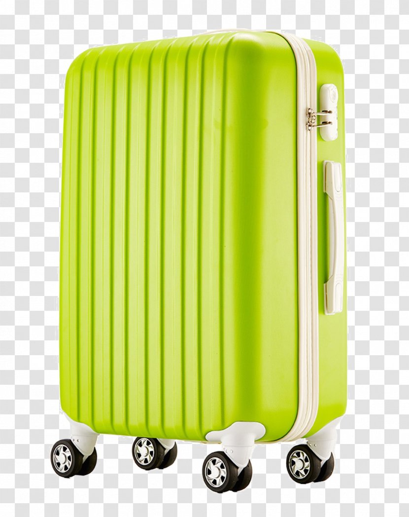 Suitcase Baggage Samsonite - Gratis - Green Transparent PNG