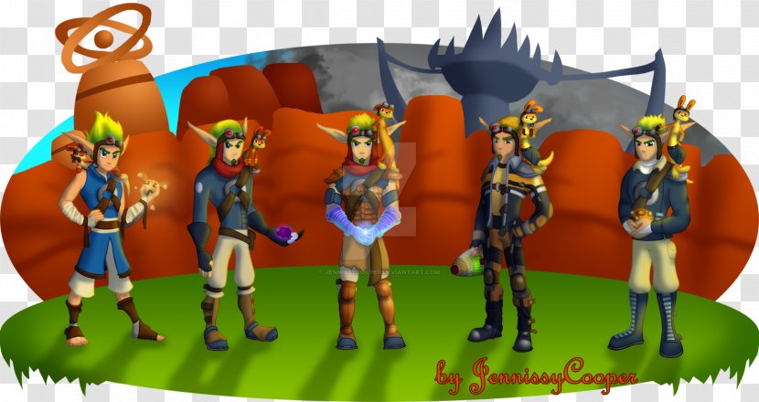 Jak And Daxter: The Lost Frontier Crash Bandicoot Daxter Collection Precursor Legacy - Toy Transparent PNG