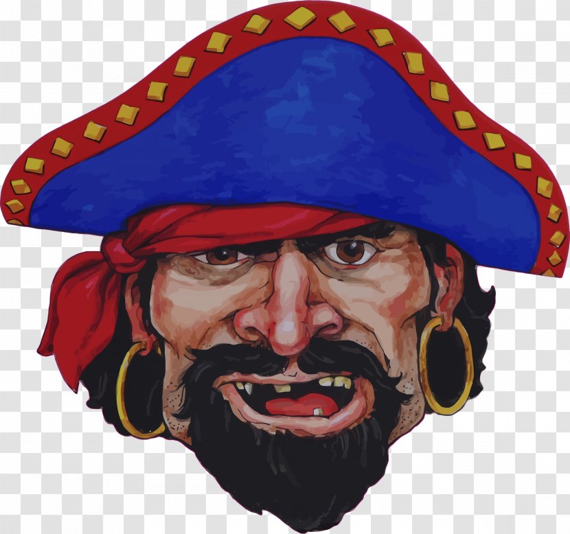 Piracy Jack Sparrow - Bicycle Helmet - Pirate Hat Transparent PNG