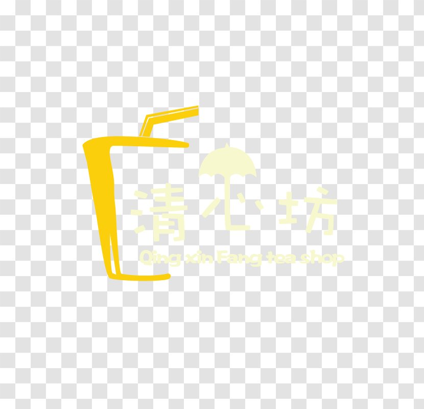 Area Pattern - Text - Square Qingxin Tea Logo Transparent PNG
