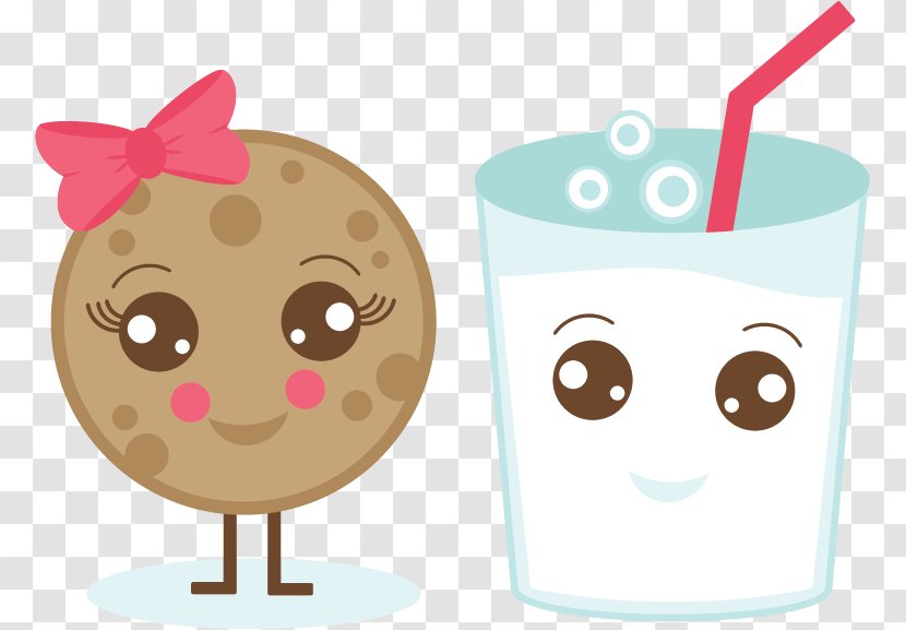 Chocolate Milk Chip Cookie Cupcake Clip Art - Scalable Vector Graphics - Kawaii Cliparts Transparent PNG