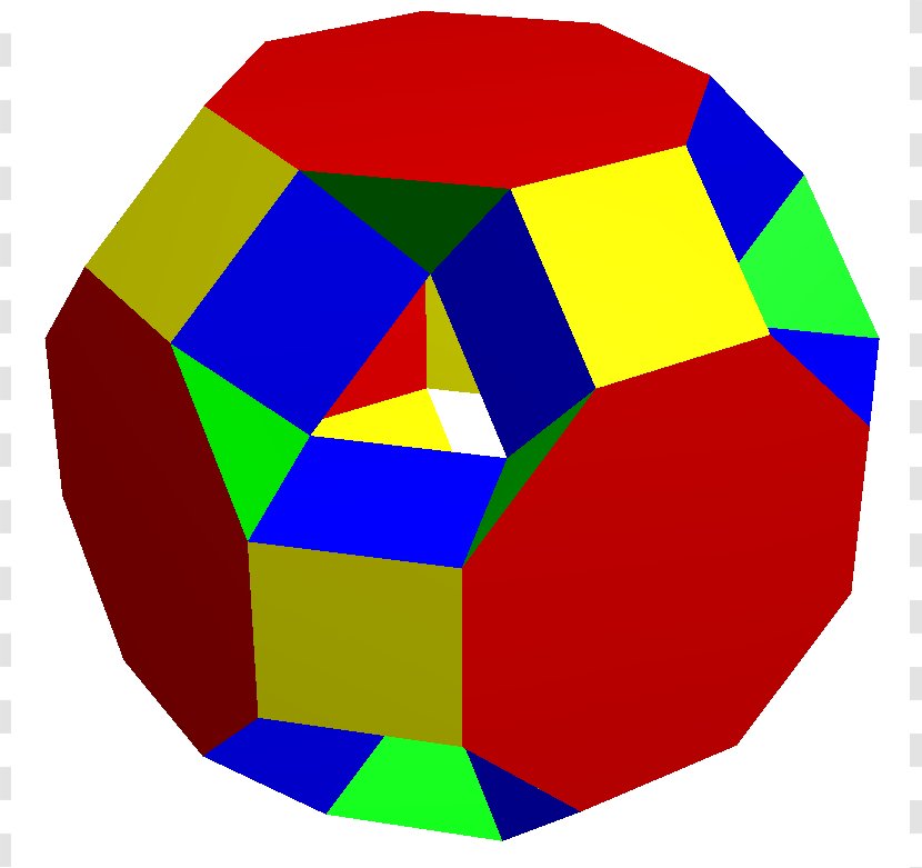 Truncated Cuboctahedron Truncation Archimedean Solid Rhombicuboctahedron - Net - Cube Transparent PNG