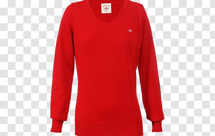Long-sleeved T-shirt Hoodie - Shoulder - Sweater Transparent PNG