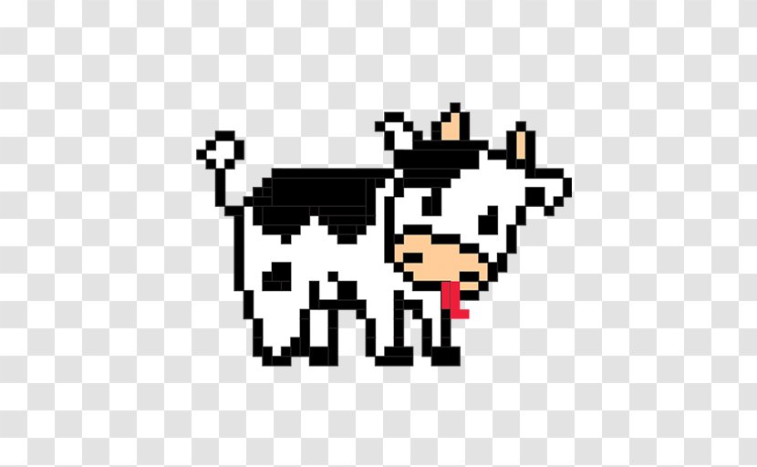 Pixel Art Cross-stitch Bead Drawing - Logo - Dairy Cow Graphic Transparent PNG
