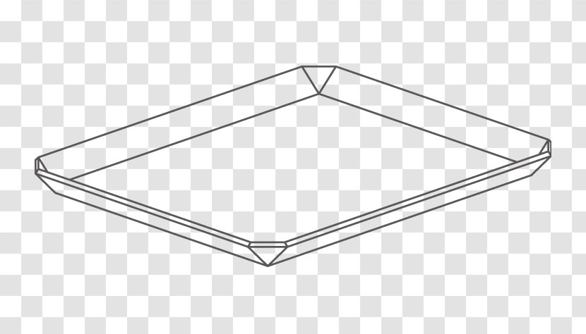 Line Triangle - Square Plate Transparent PNG