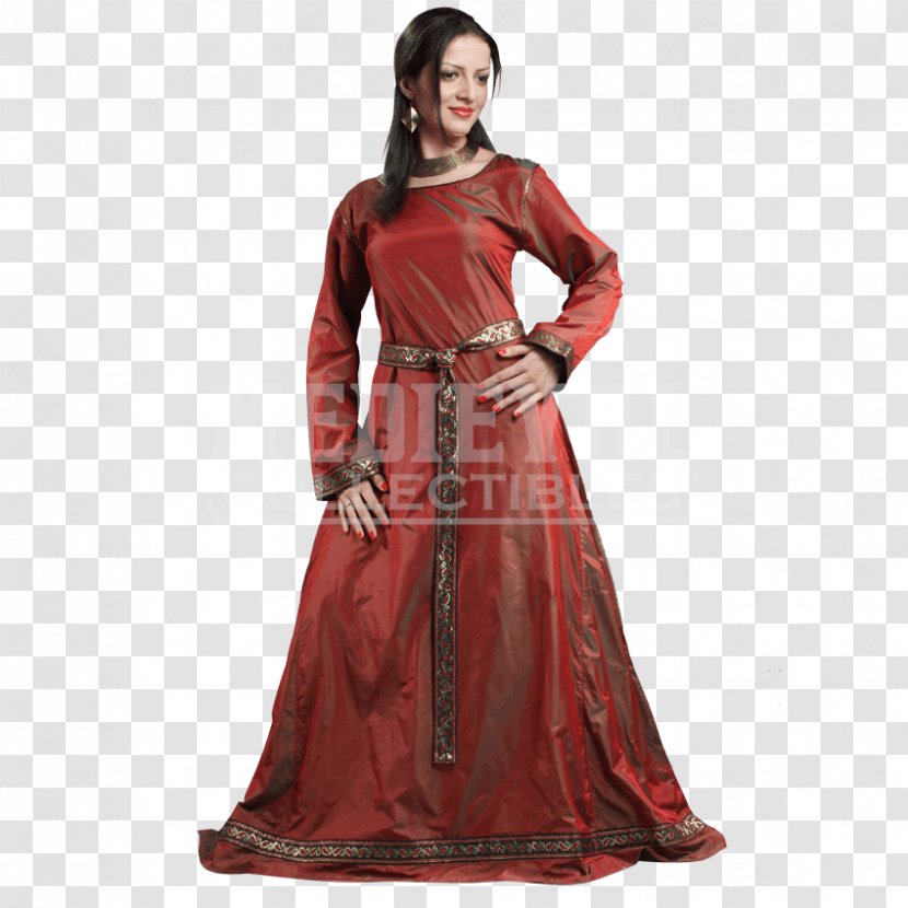 Gown Middle Ages Wedding Dress Clothing - Woman - Medieval Women Transparent PNG