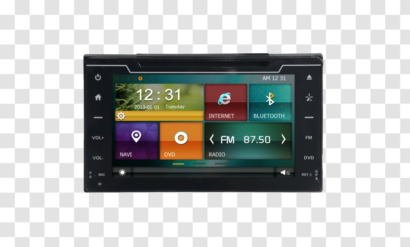 Car GPS Navigation Systems Hyundai Vehicle Audio Automotive System - Dashboard Transparent PNG