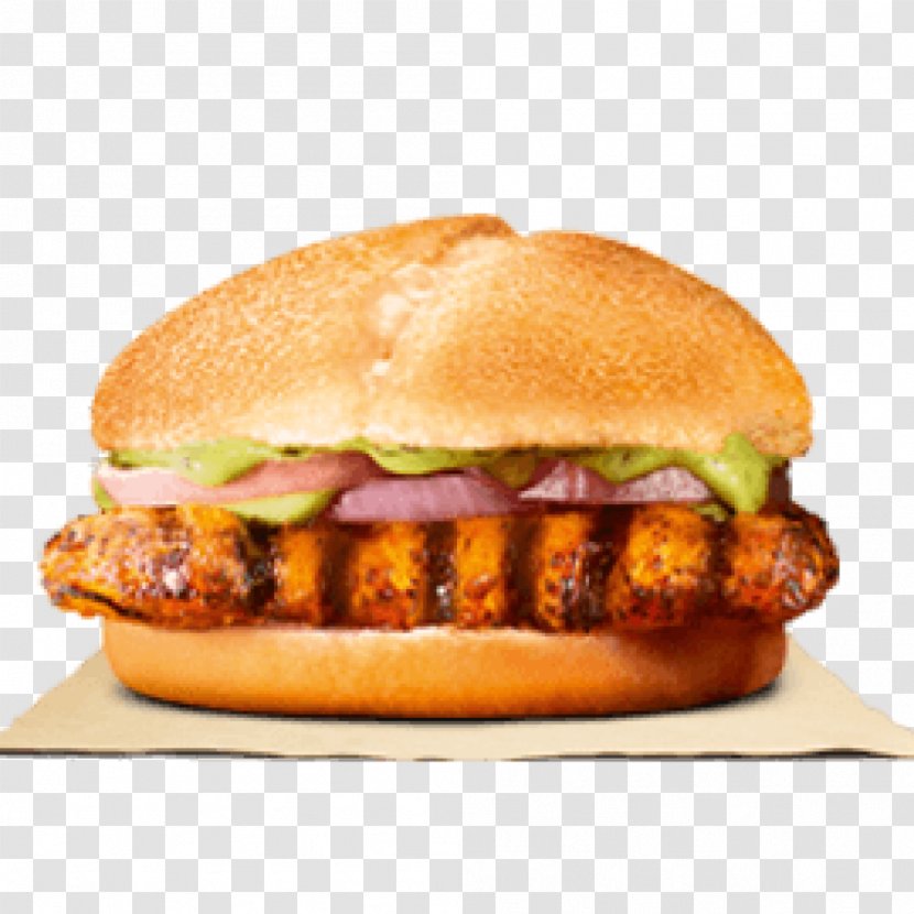 Barbecue Chicken Sandwich Tandoori Hamburger Whopper - Fried Food Transparent PNG