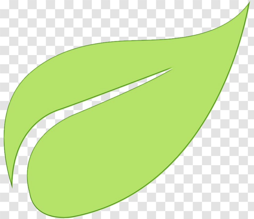 Green Leaf Watercolor - Official - Symbol Plant Transparent PNG
