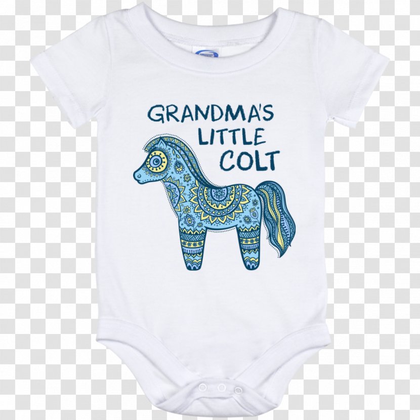 Baby & Toddler One-Pieces Horse T-shirt Colt Onesie - Infant Bodysuit Transparent PNG